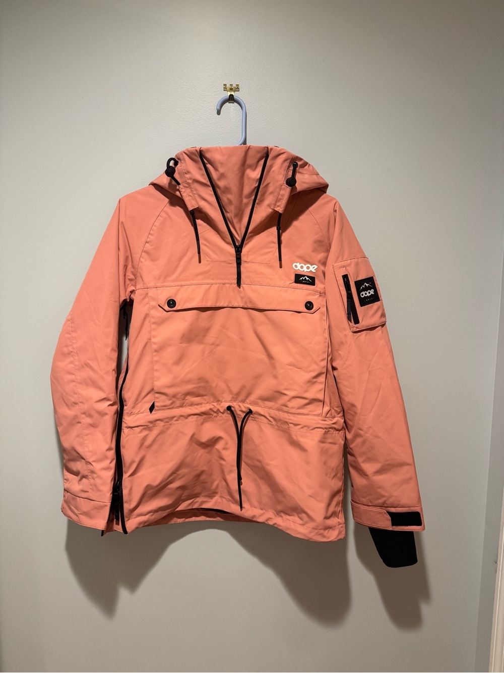 DOPE Pink Ski/Snowboard Jacket with Black Lining — Worn Once